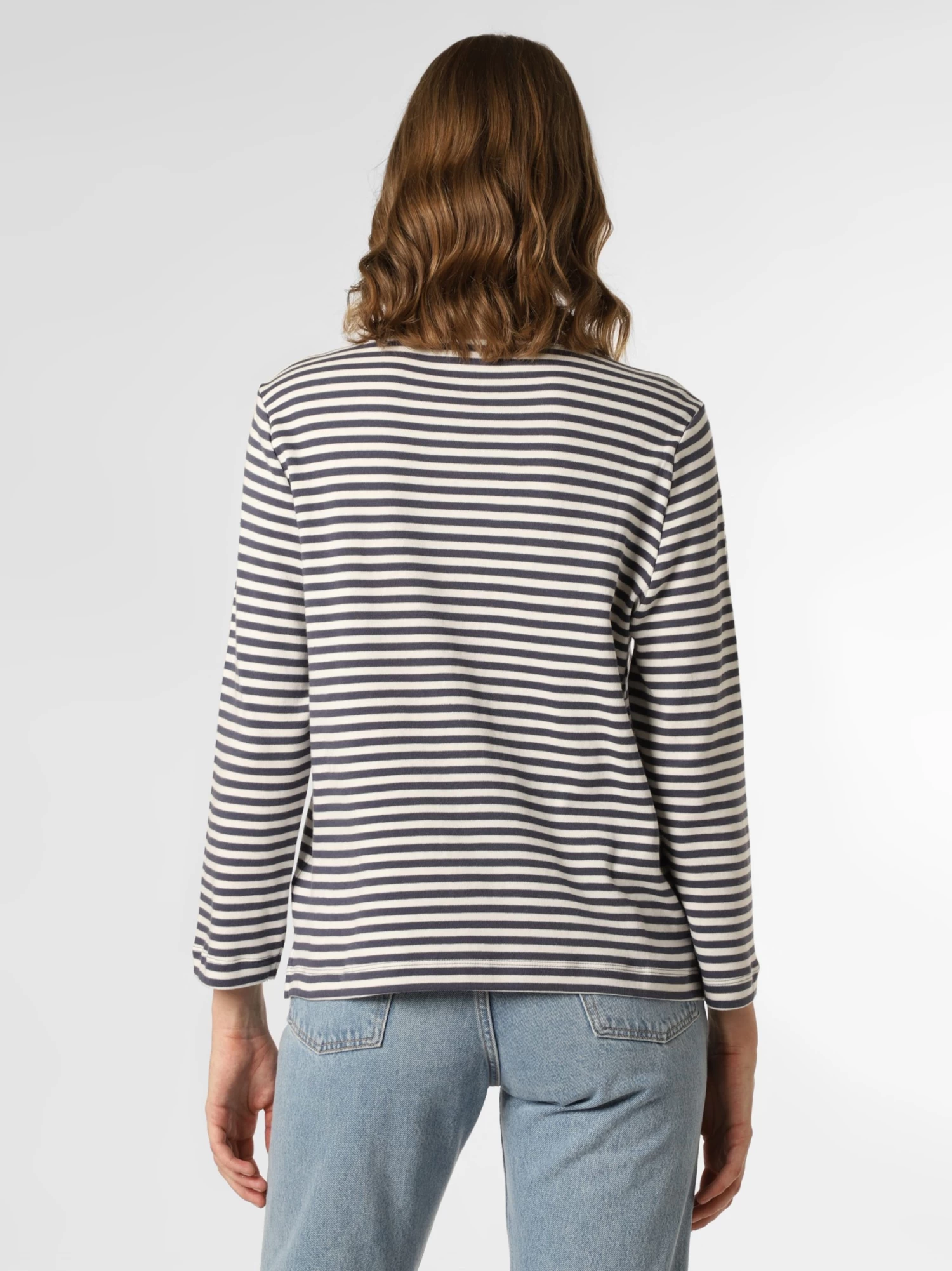 Marie Lund Shirts Met 3/4 Mouw Shirt Dames Navy - Image 3
