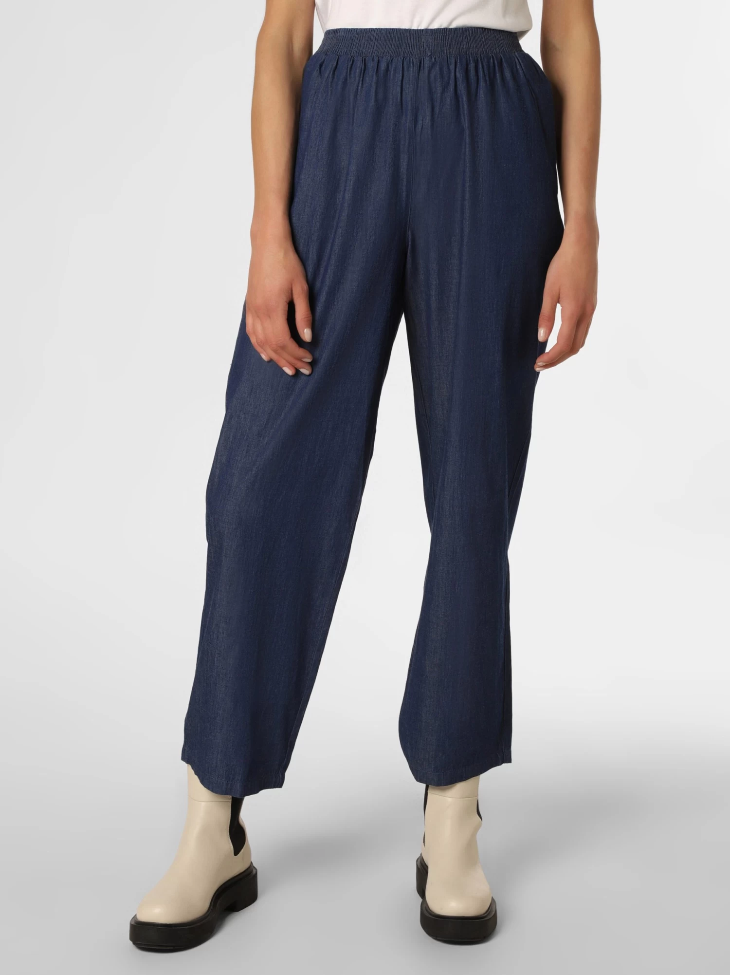 Marie Lund Pantalons Loosefit Broek Dames Blauw - Image 2