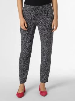 Marie Lund Bandplooibroeken Regular Bandplooibroek Dames Nachtblauw