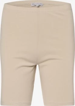 Marie Lund Shorts Skinny Broek Dames Sand