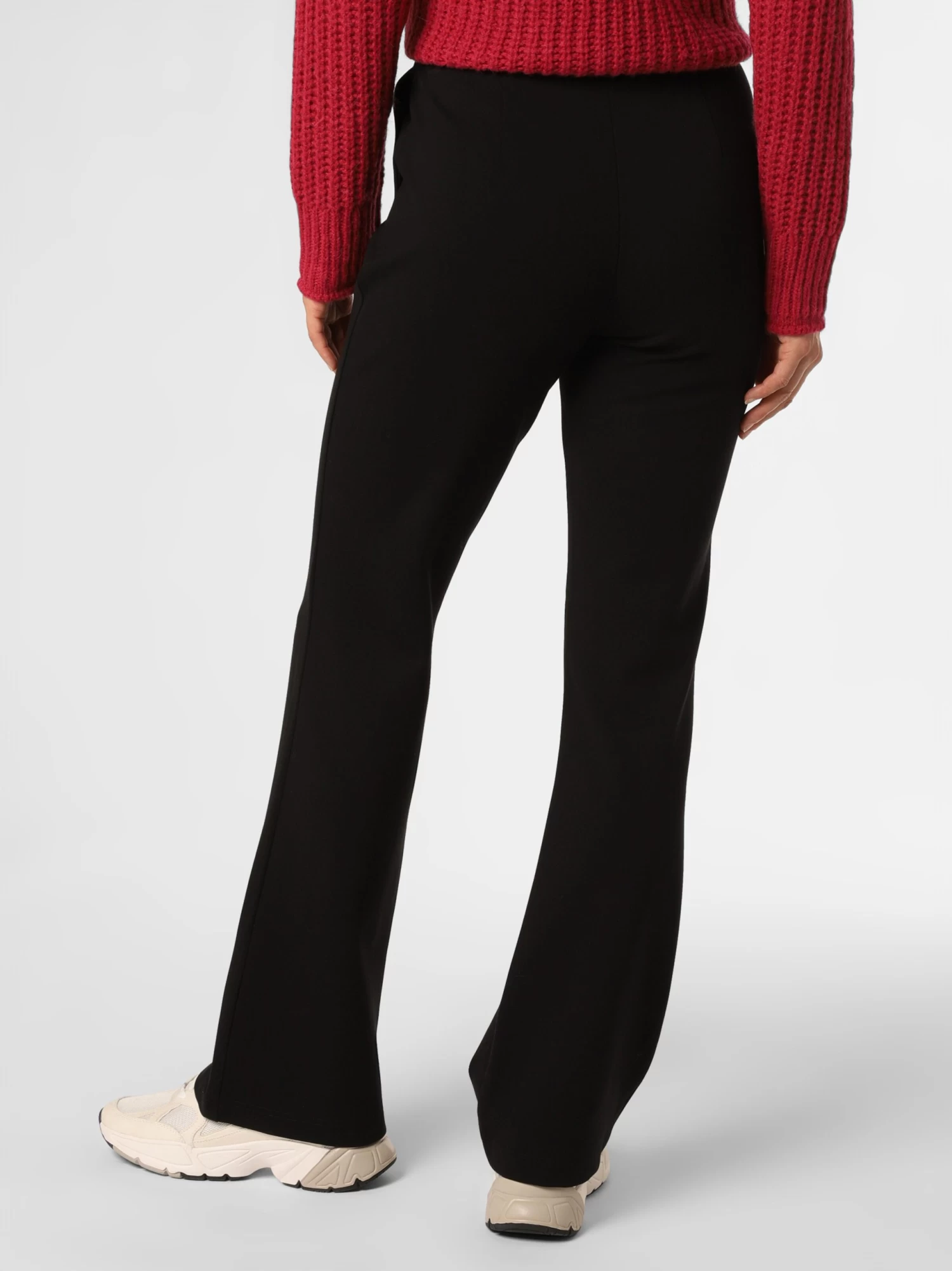 Marie Lund Broeken Flared Pantalon Dames Zwart - Image 3