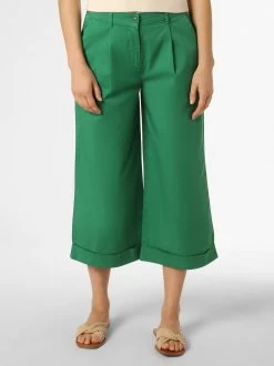 Marie Lund Bandplooibroeken Flared Bandplooibroek Dames Groen