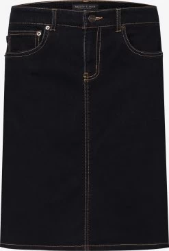 Marie Lund Midi Rokken Rok Dames Donkerblauw