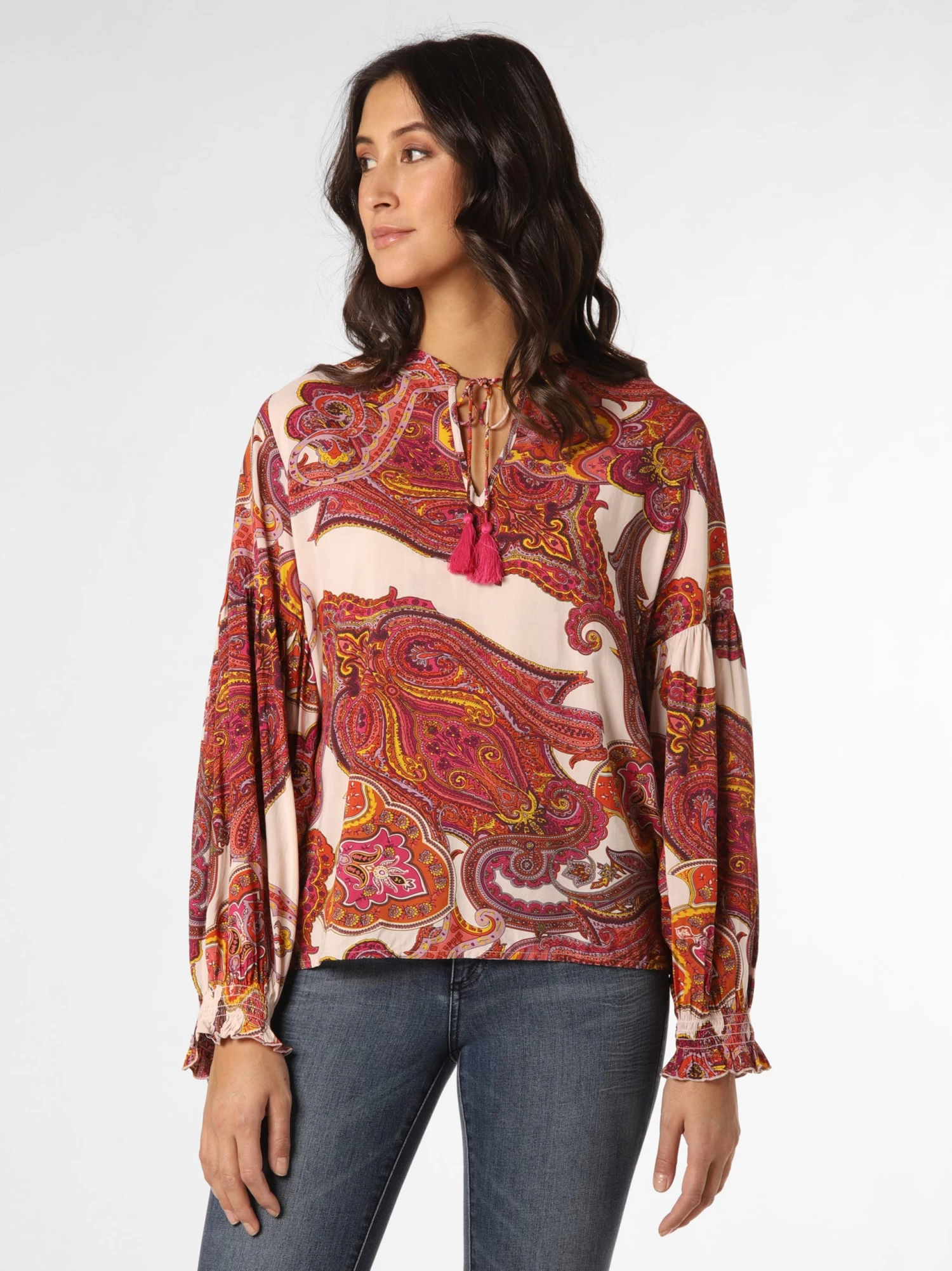 Marie Lund Blouseshirts Blouse Dames Beige / Bruin - Image 2