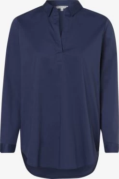 Marie Lund Blouseshirts Blouse Dames Donkerblauw