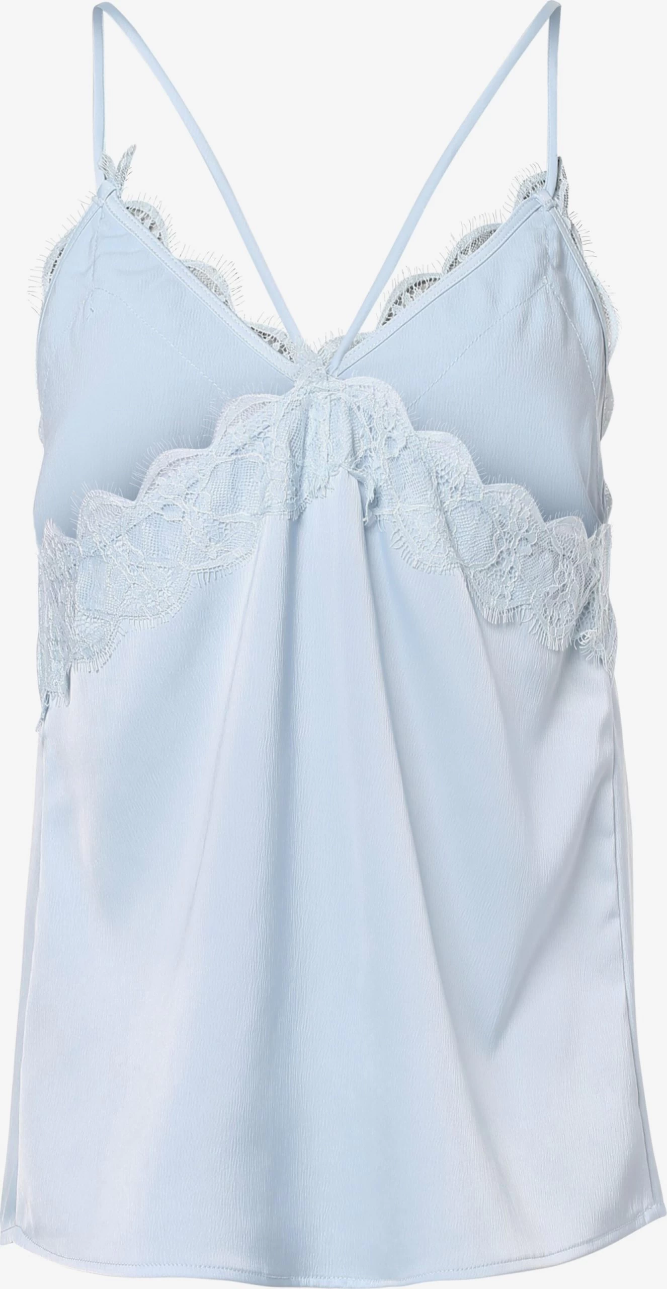 Marie Lund Kanten Tops Top Dames Lichtblauw - Image 2