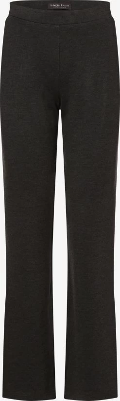 Marie Lund Broeken Flared Pantalon Dames Antraciet