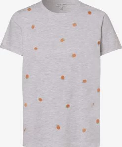 Marie Lund T-shirts Shirt Dames Lichtgrijs