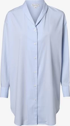 Marie Lund Lange Blouses Blouse Dames Lichtblauw