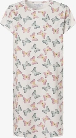 Marie Lund Mini Jurken Jurk Dames Ecru