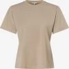 Marie Lund T-shirts Shirt Dames Beige
