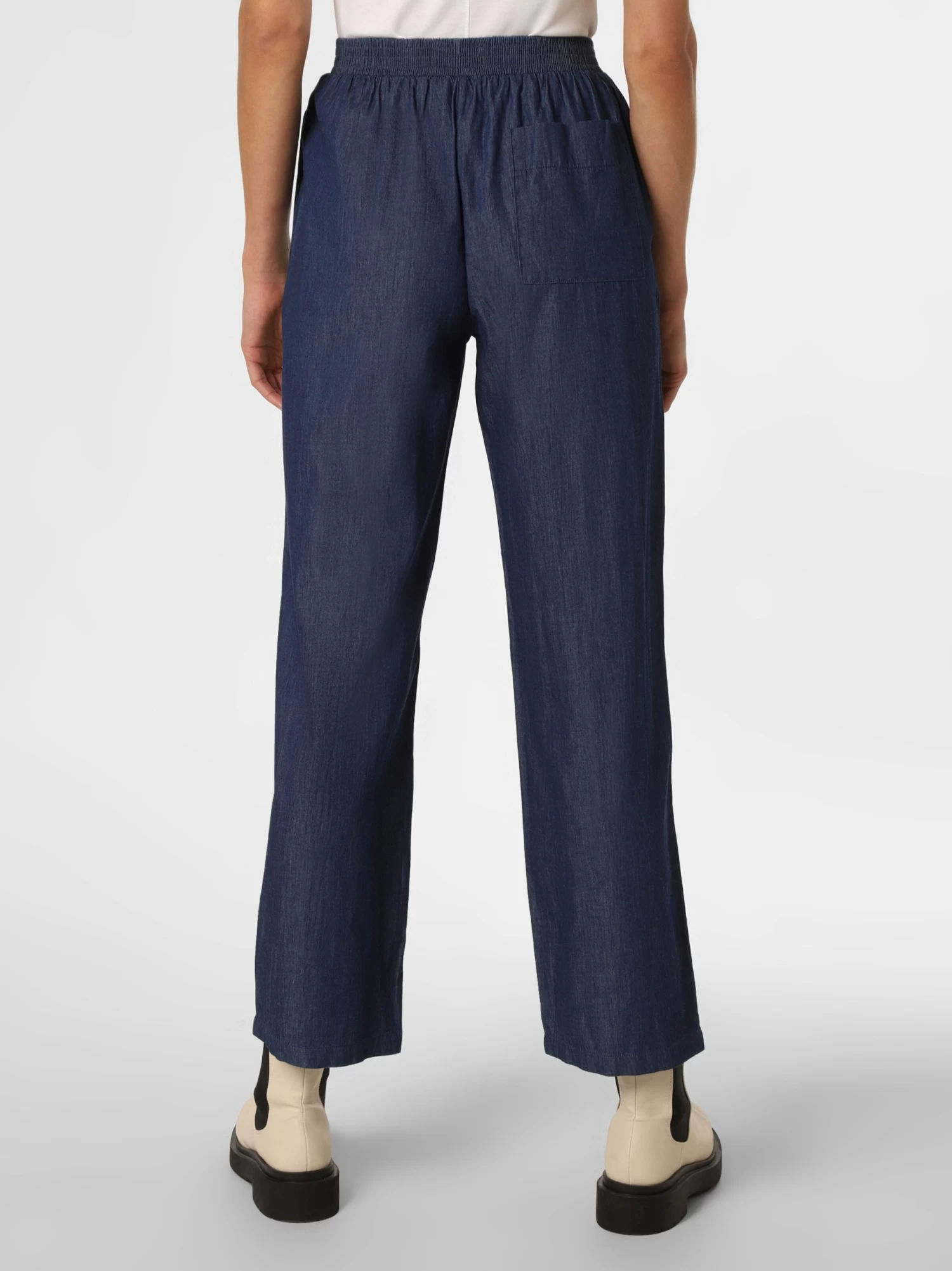 Marie Lund Pantalons Loosefit Broek Dames Blauw - Image 3