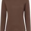 Marie Lund Longsleeves Shirt Dames Bruin