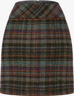 Marie Lund Mini Rokken Rok Dames Olijfgroen