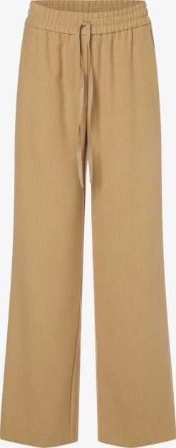 Marie Lund Pantalons Loosefit Broek Dames Sand