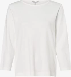 Marie Lund Shirts Met 3/4 Mouw Shirt Dames Wit