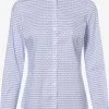 Marie Lund Overhemden Blouse Dames Blauw / Wit