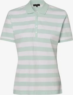 Marie Lund Polos Shirt Dames Mintgroen / Wit