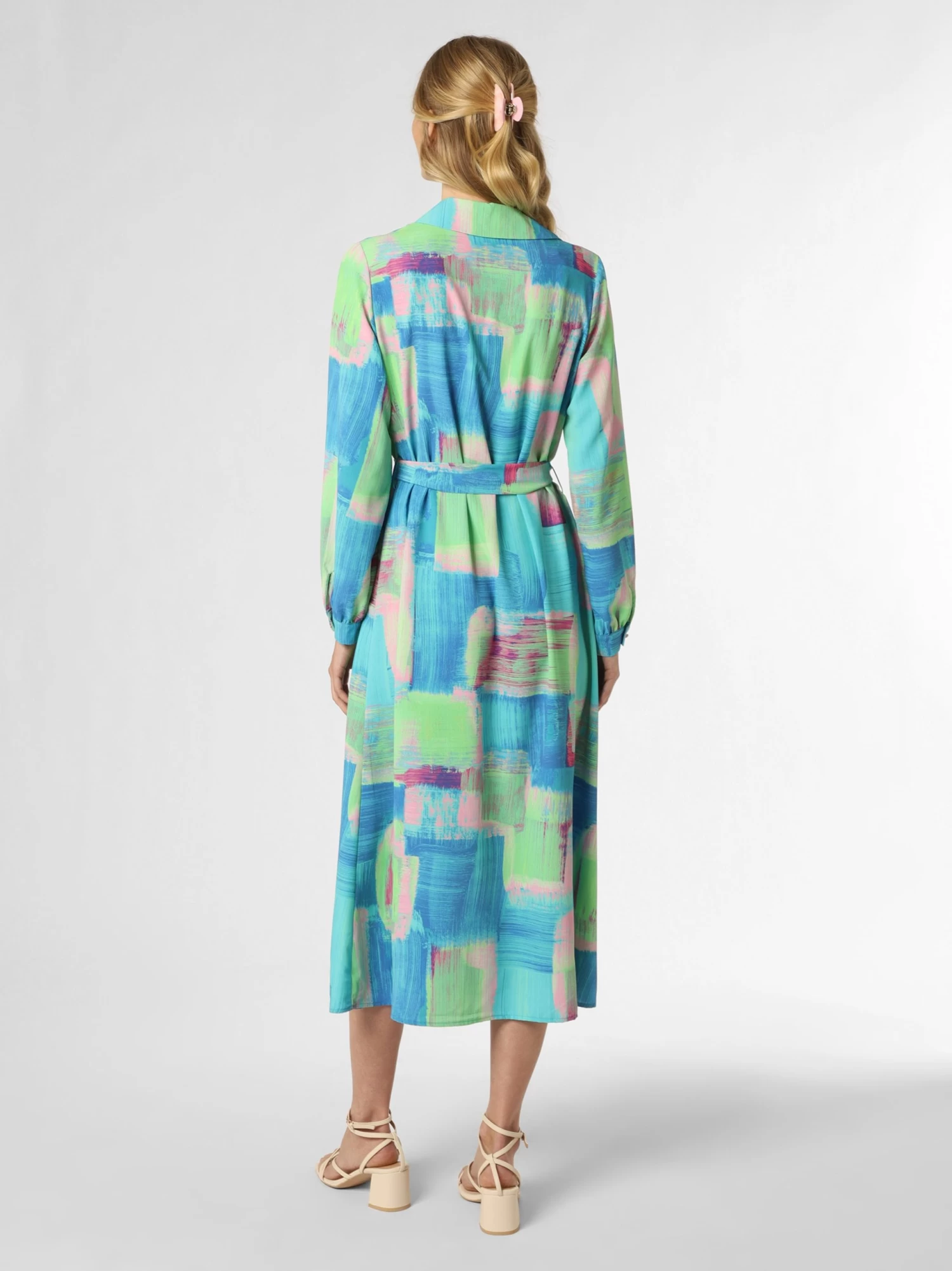 Marie Lund Blousejurken Blousejurk Dames Mintgroen - Image 2