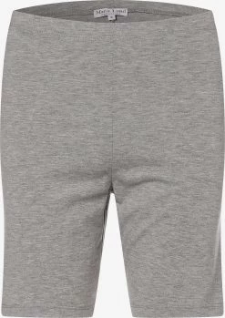 Marie Lund Shorts Skinny Broek Dames Lichtgrijs