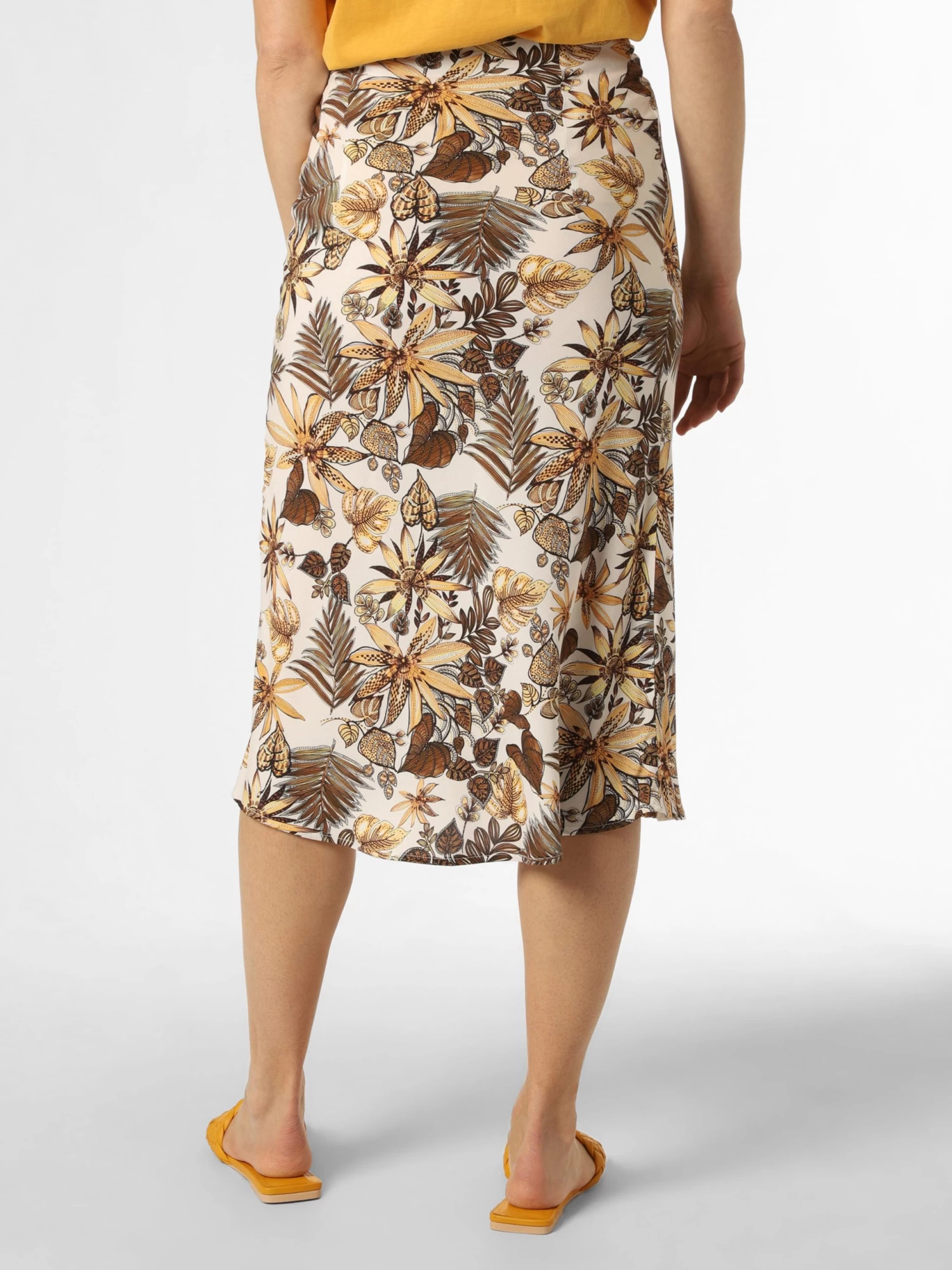 Marie Lund Midi Rokken Rok Dames Ecru - Image 2