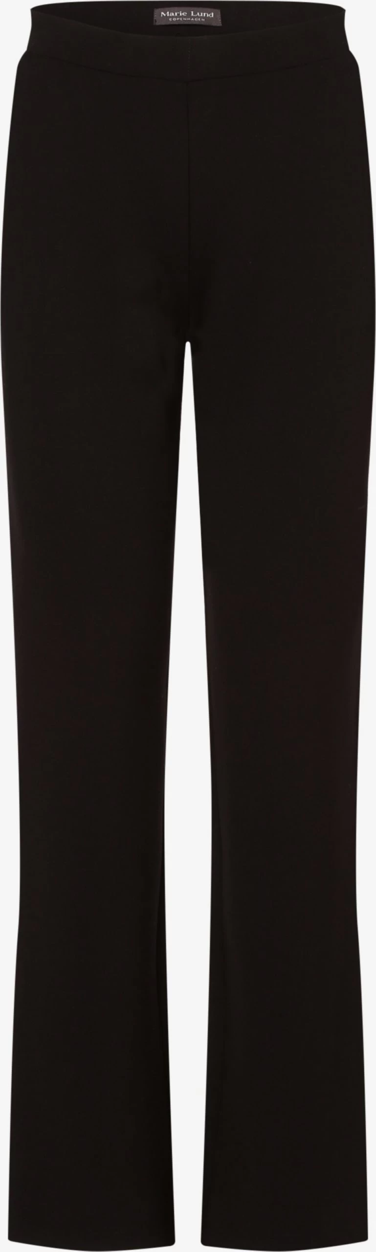 Marie Lund Broeken Flared Pantalon Dames Zwart