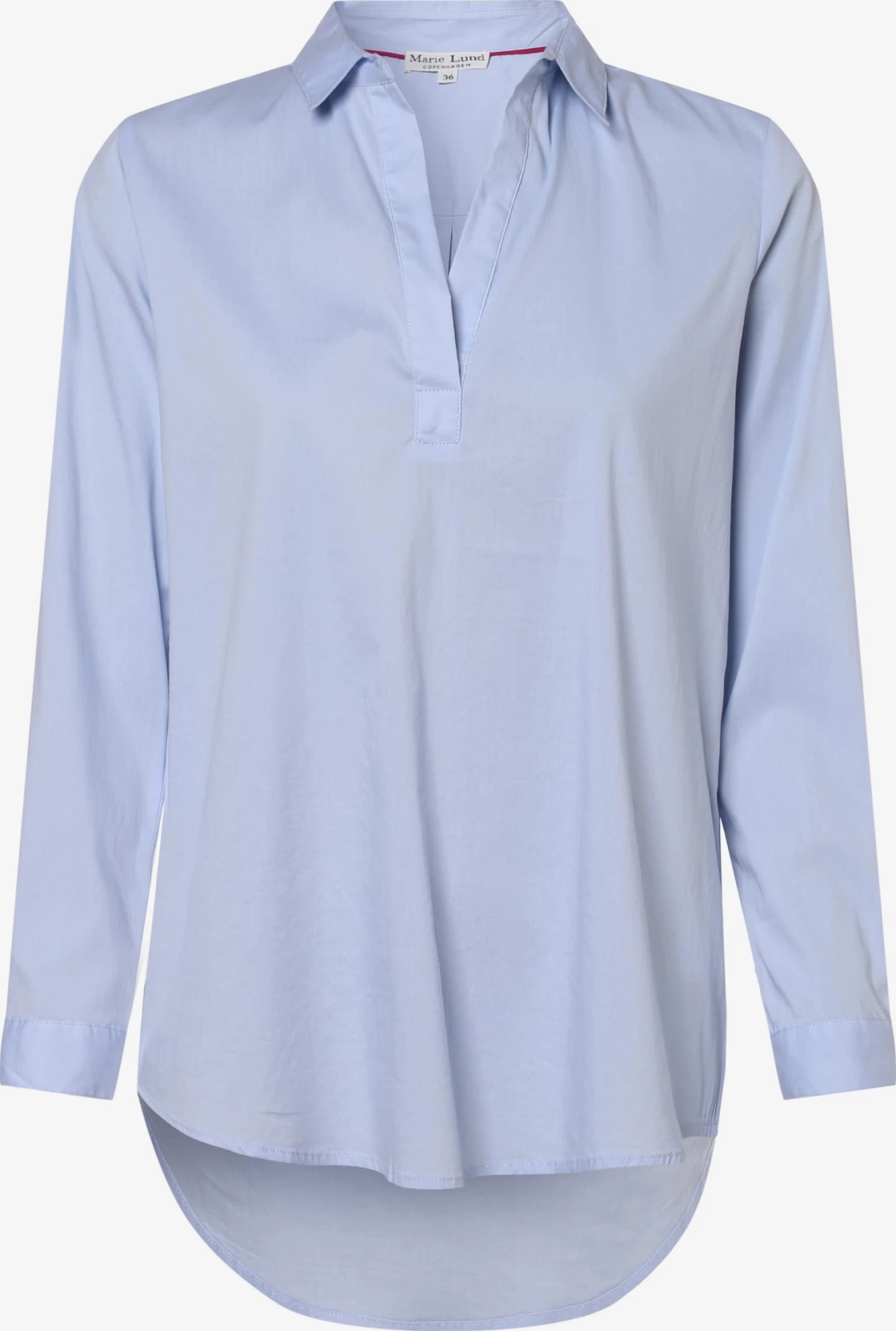 Marie Lund Blouseshirts Blouse Dames Lichtblauw