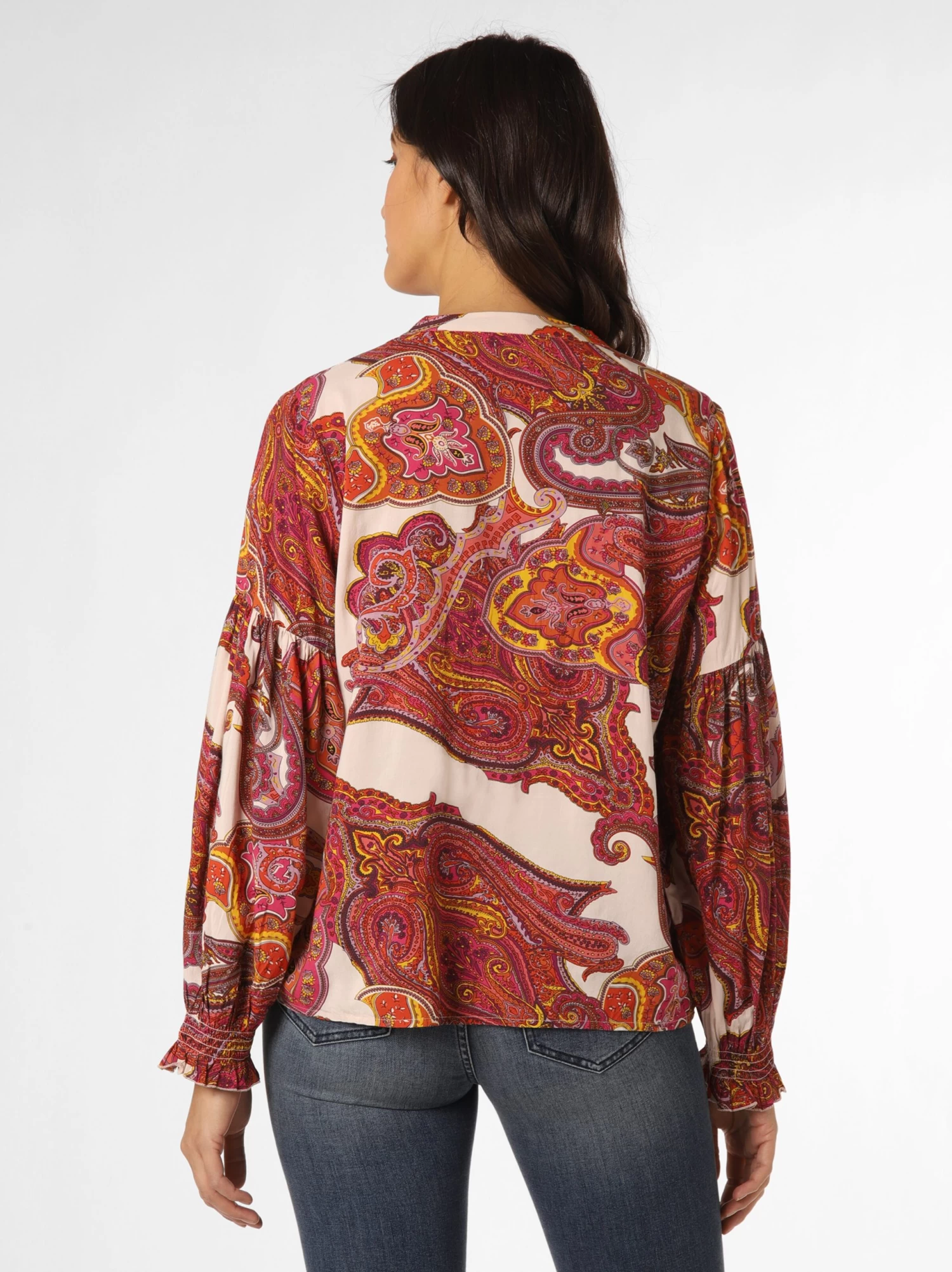 Marie Lund Blouseshirts Blouse Dames Beige / Bruin - Image 3