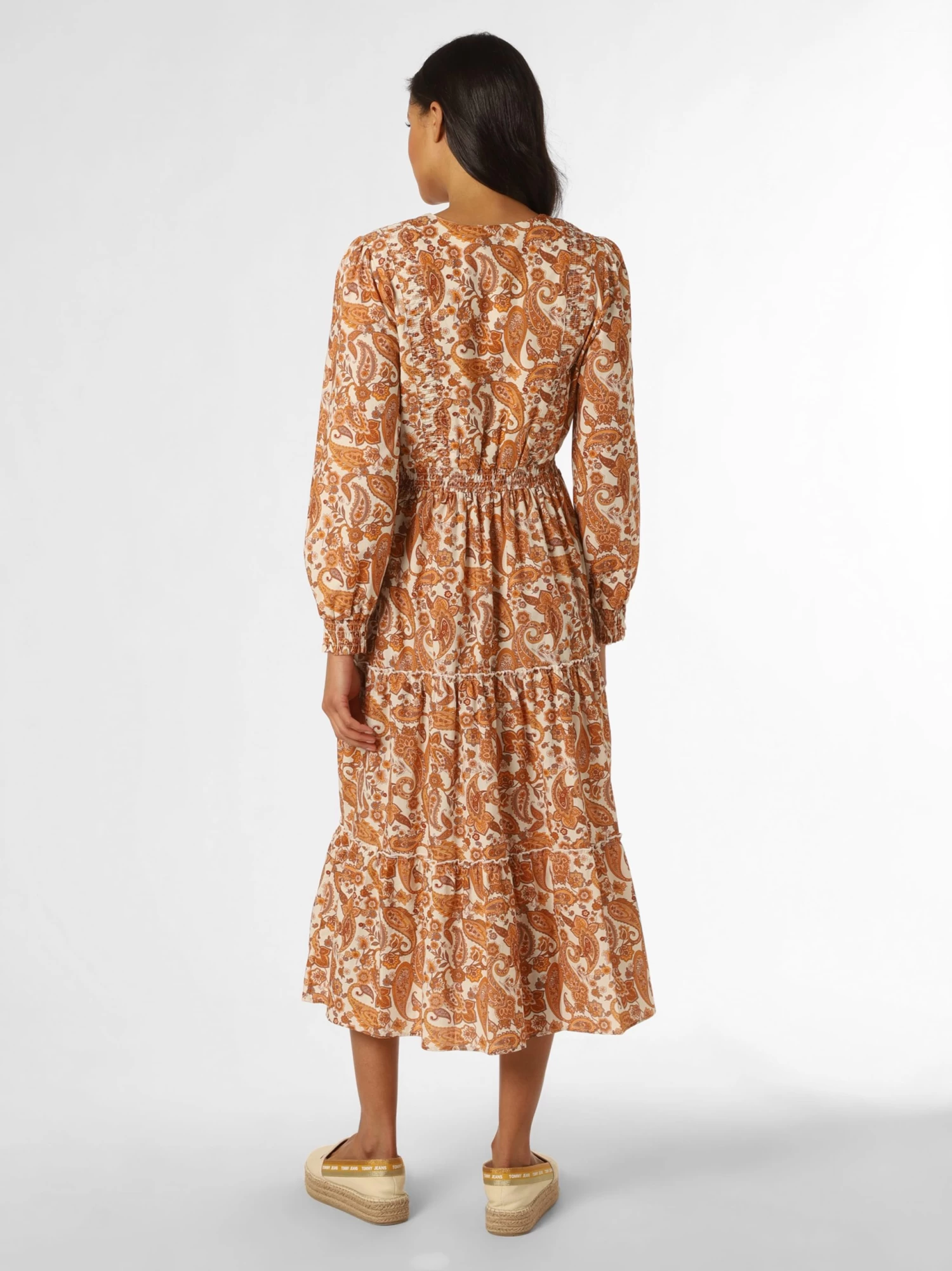 Marie Lund Midi Jurken Jurk Dames Karamel - Image 2