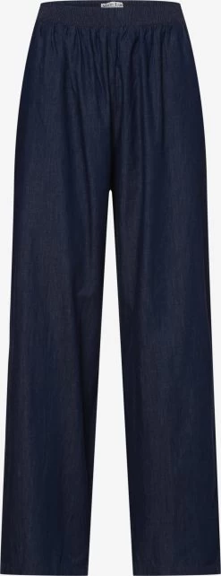 Marie Lund Pantalons Loosefit Broek Dames Blauw