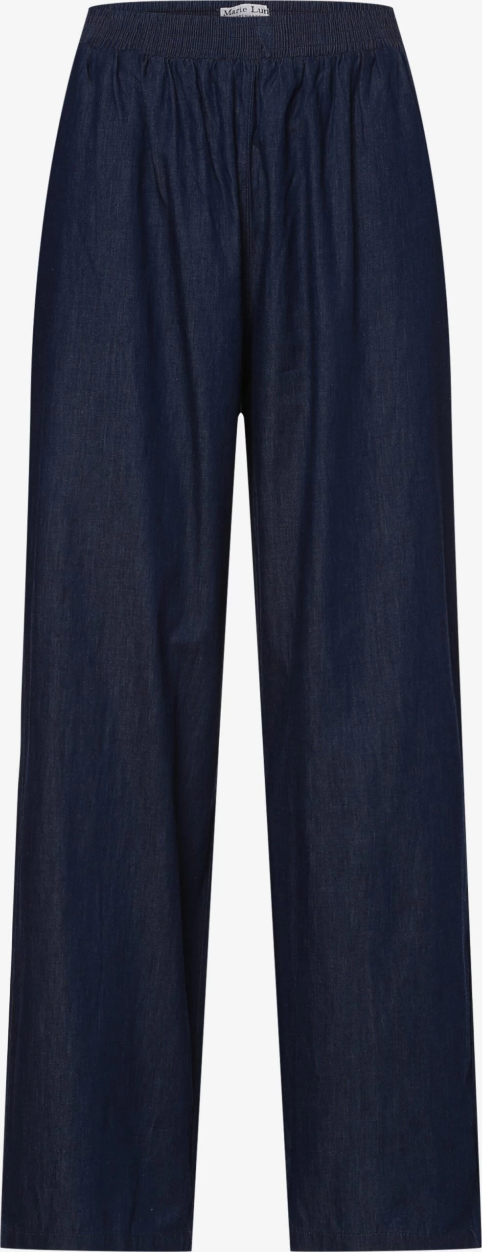 Marie Lund Pantalons Loosefit Broek Dames Blauw