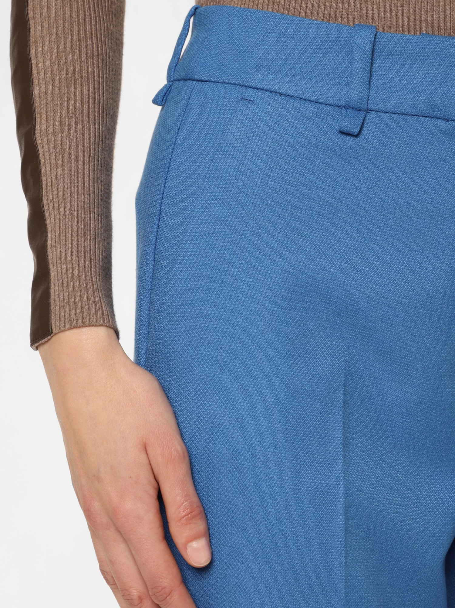 Marie Lund Broeken Loosefit Pantalon Dames Blauw - Image 4